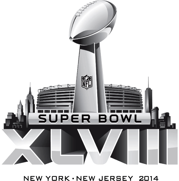 Super Bowl XLVIII Primary Logo iron on transfers for clothing